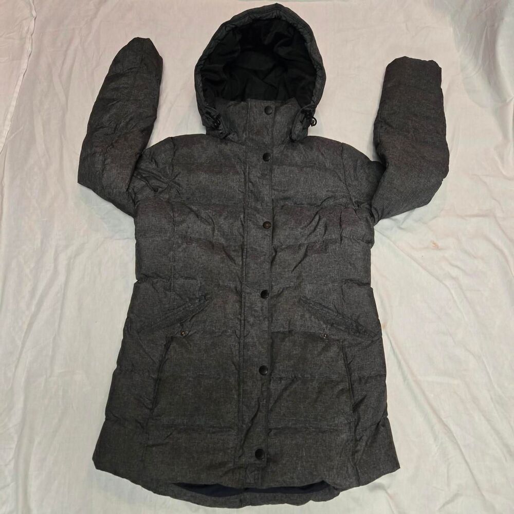 Lands-end Women's Grey and Black Coat